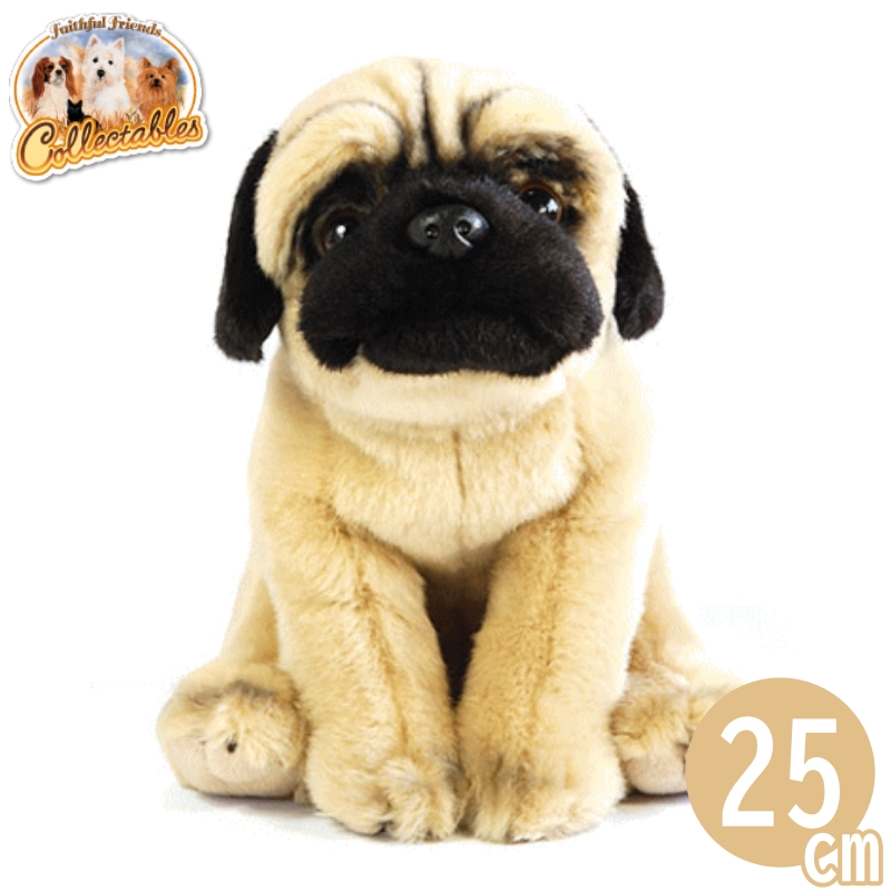 犬のぬいぐるみ パグ フォーン - faithful friends【大】 : LeChien