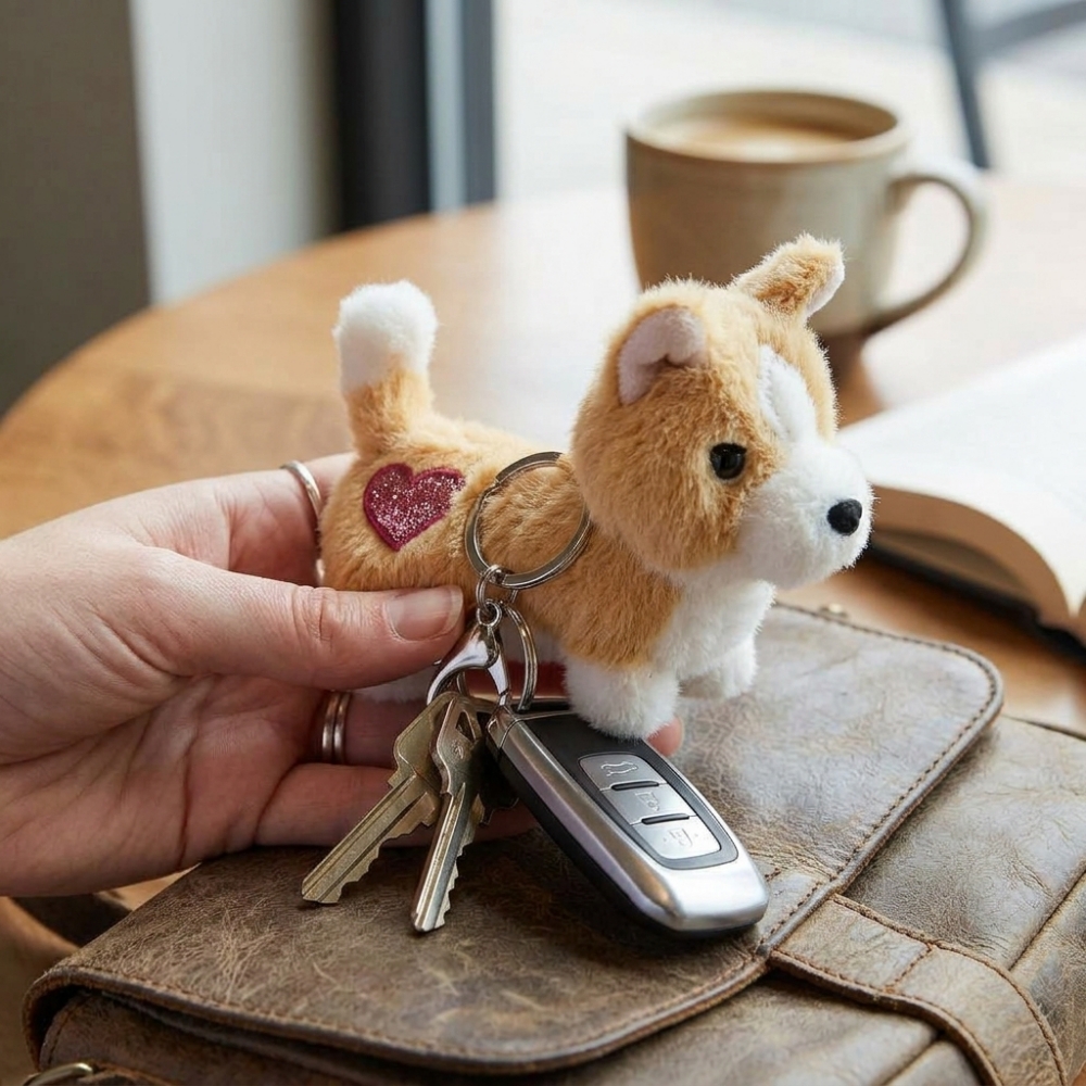 コーギー ぬいぐるみ キーホルダー キーリング 犬 雑貨 イヌ いぬ