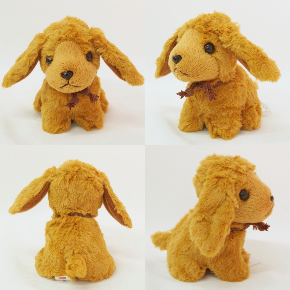 ぬいぐるみ 犬 ダックスフンド ブラウン 茶色...の詳細画像1