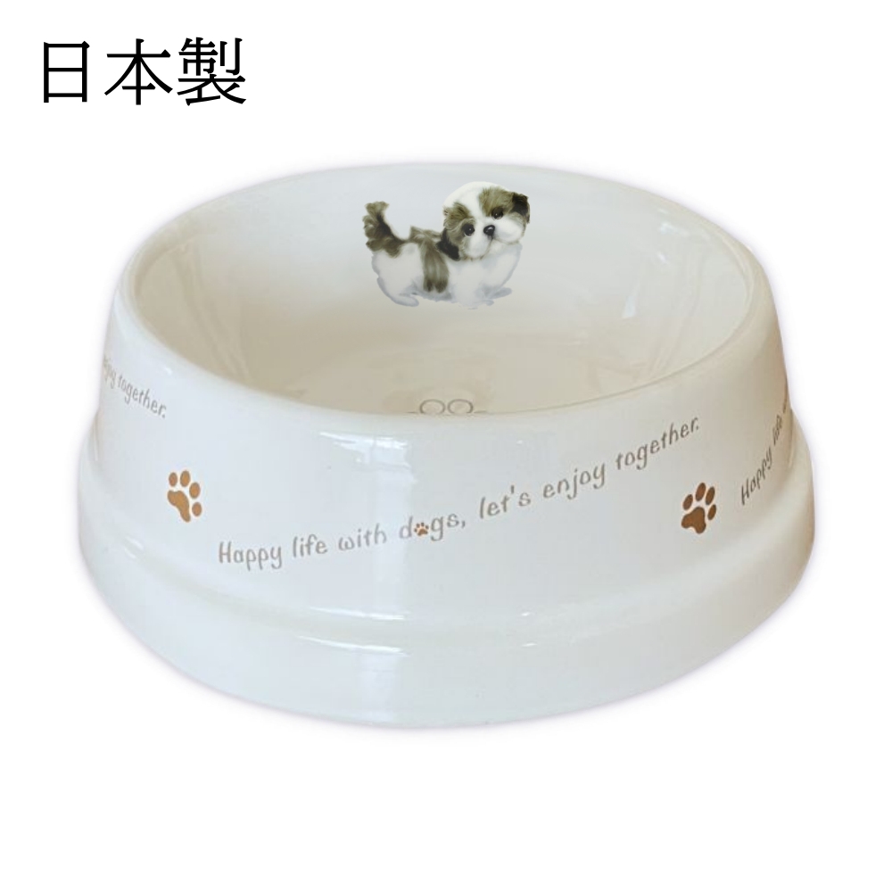 フードボウル 犬 シーズー 日本製 わんコレ 餌 エサ入れ お皿 ギフト