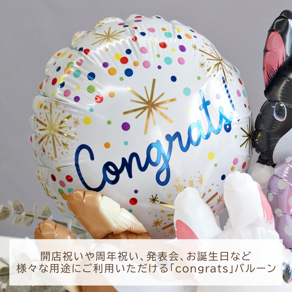 開店祝い バルーン うさぎ お店 周年 祝い ペット サロン 動物病院