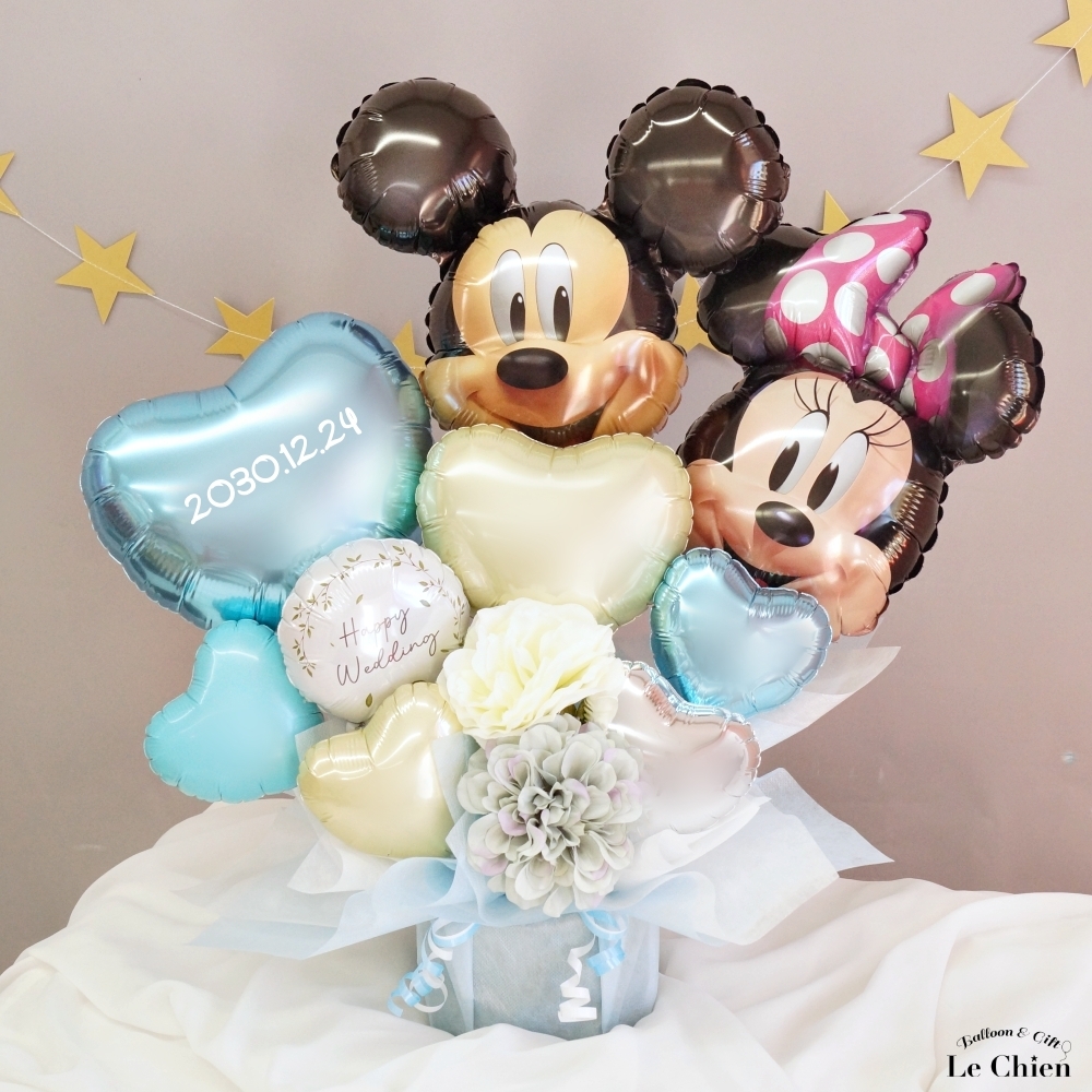 Disney 電報 結婚式 ディズニー ミッキー&ミニー バルーン 結婚 Disney 電報 結婚式 ディズニー ミッキー&ミニー バルーン 結婚