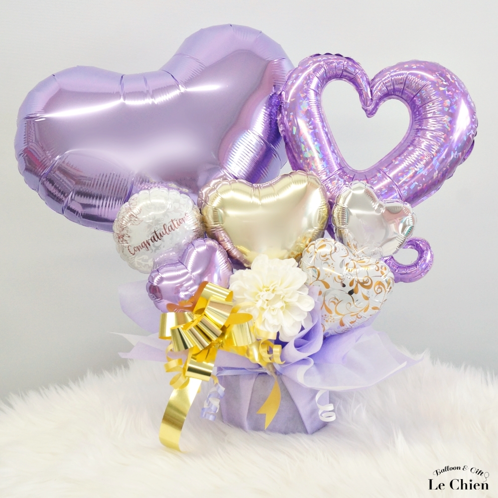 開店祝い バルーン 開店 周年 祝い ハイヒールロゴ入り 卓上