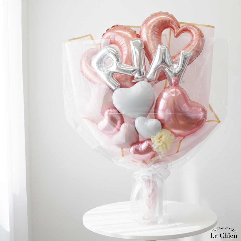 卒業式 バルーン 花束 成人式 アルファベット ローマ字 名前 名前入れ