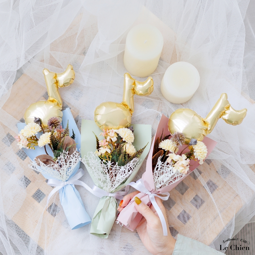 音符 バルーン 花束 発表会 バルーンブーケ ミニ 演奏会 名入れ 誕生日