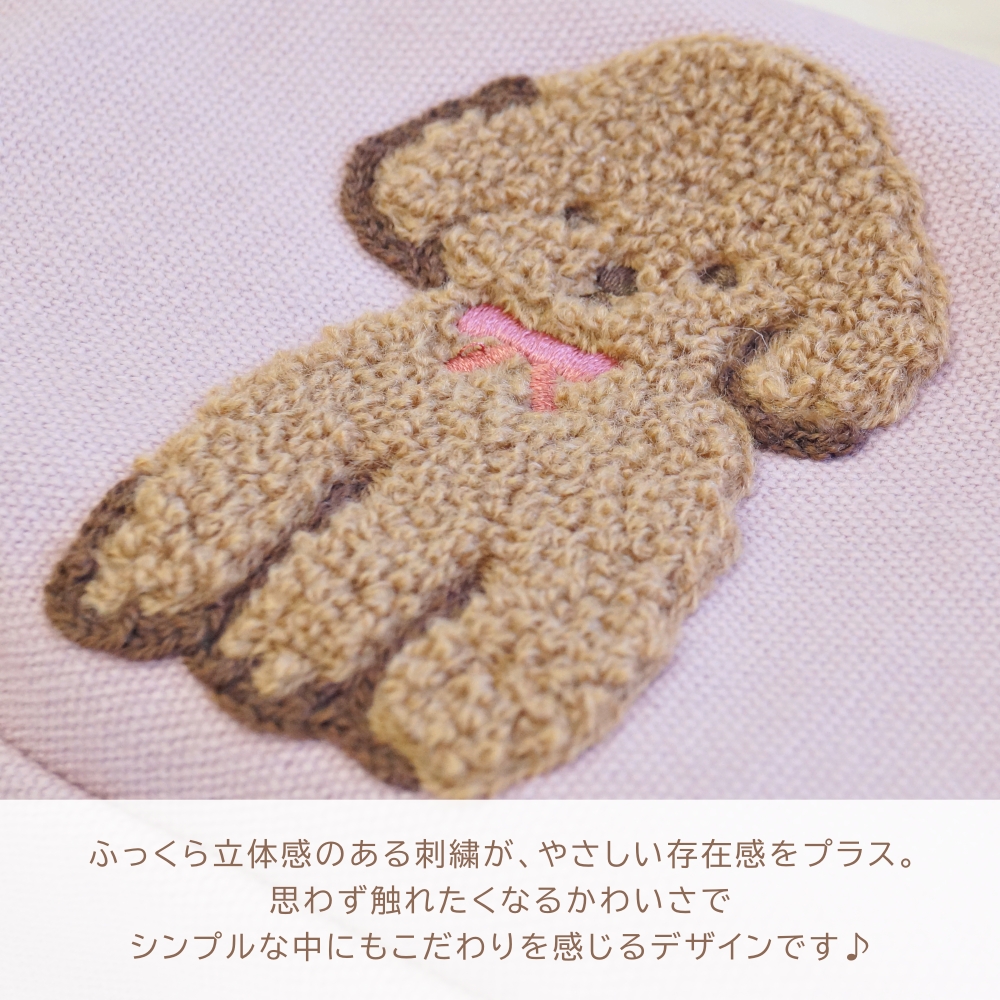ポーチ マチ付き レディース トイプードル グッズ かわいい 動物 刺繍 小物入れ 化粧ポーチ コスメポーチ ギフト 爆買 関連画像2