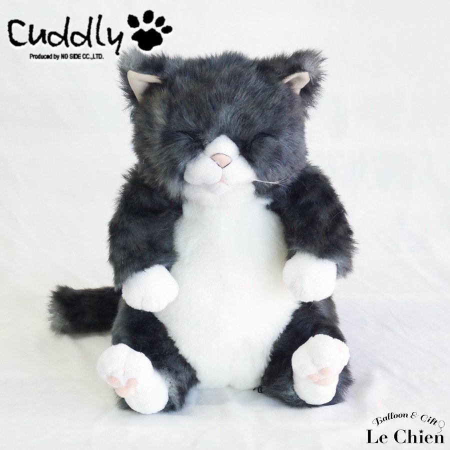 ぬいぐるみ 猫 茶トラ《ちびピン》 cuddly カドリー ねこのぬいぐるみ リアル ぬいぐるみ ルシアン 猫グッズ 動物 アニマル 猫グッズ