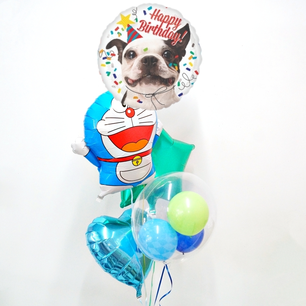 バルーン 誕生日 ドラえもん ヘリウムガス入り バルーンギフト