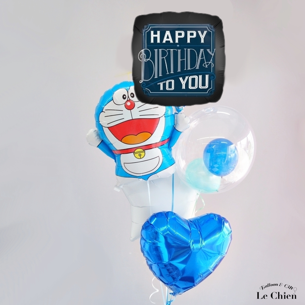 バルーン 誕生日 ドラえもん ヘリウムガス入り バルーンギフト 電報