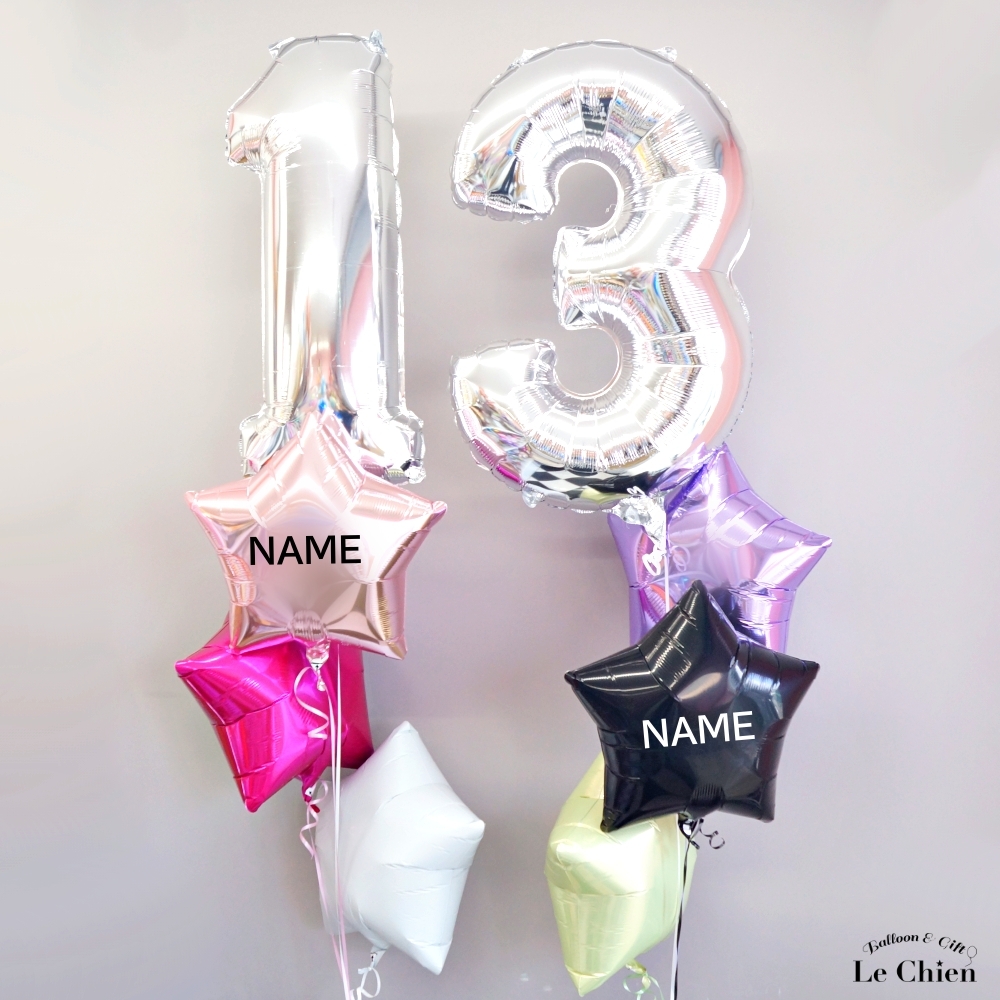 バルーンギフト バルーン電報 バルーン 数字 誕生日 ゴールド ブラック