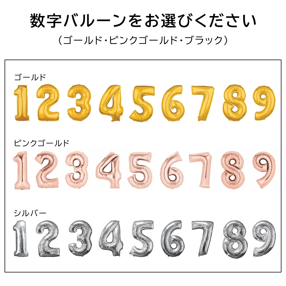 バルーンブーケ バルーンギフト バルーン電報 誕生日 数字 バルーン 名