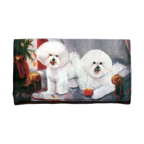 犬 財布 長財布 三つ折り ビションフリーゼ ビションフリーゼグッズ