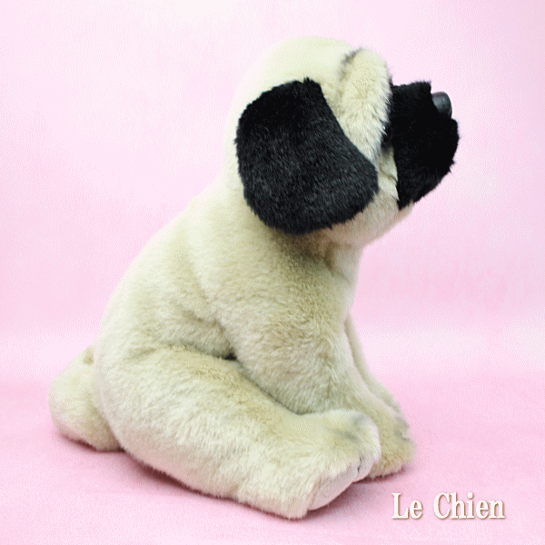 犬のぬいぐるみ パグ フォーン - faithful friends【大】 : LeChien