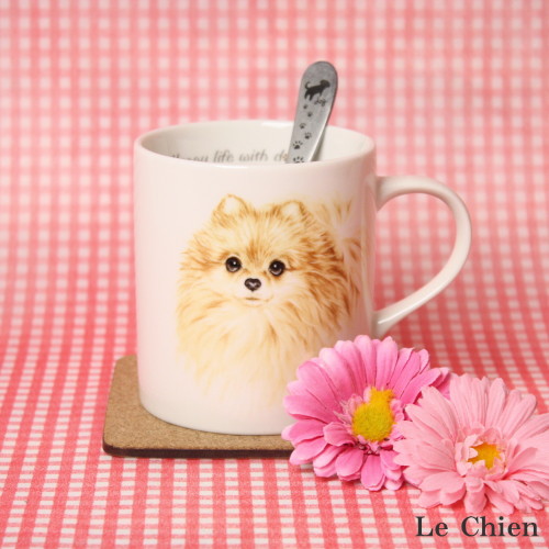 マグカップ ポメラニアン 犬 コップ コーヒー おしゃれ ナチュラル
