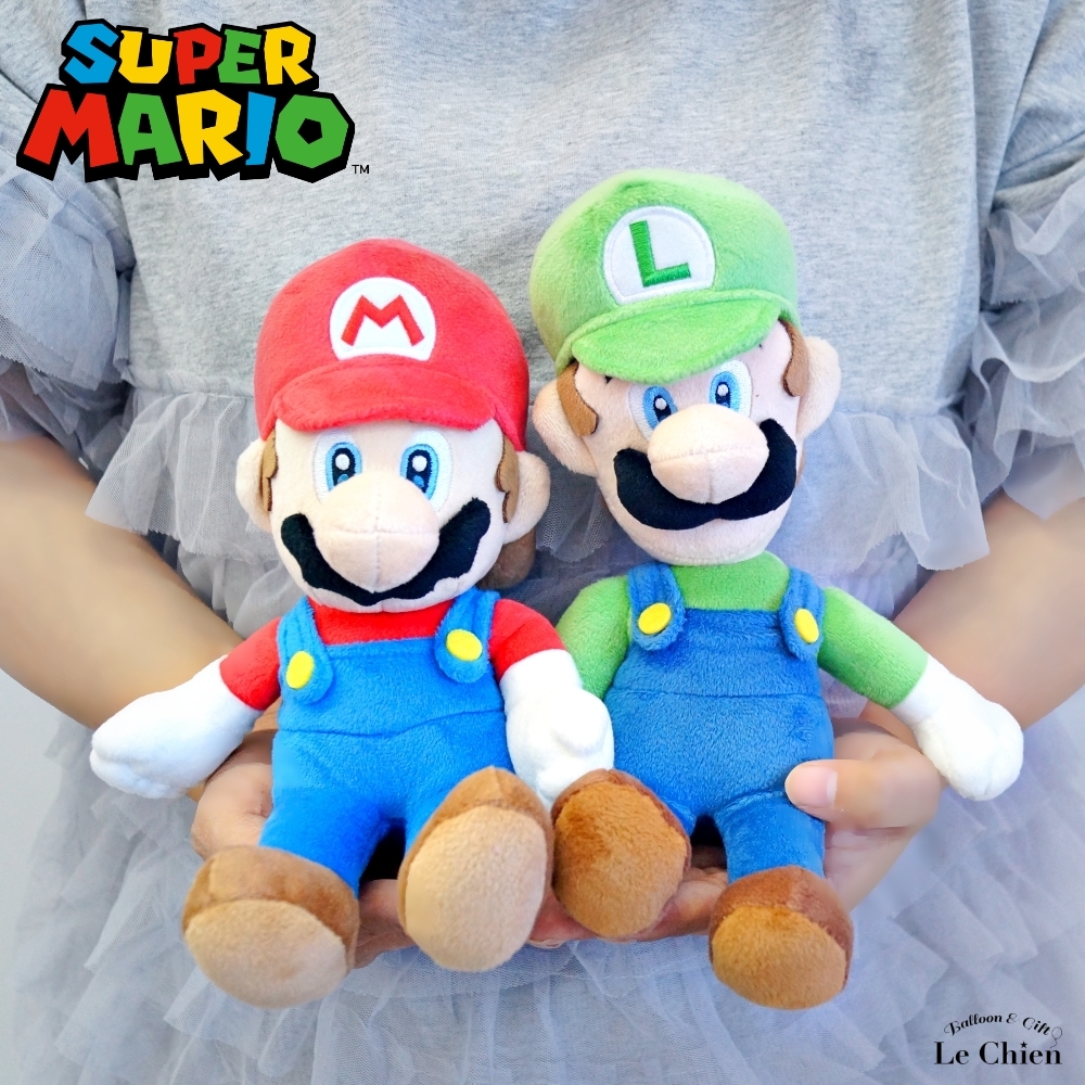 スーパーマリオ ぬいぐるみ ALL STAR COLLECTION ルイージ (S) 高さ