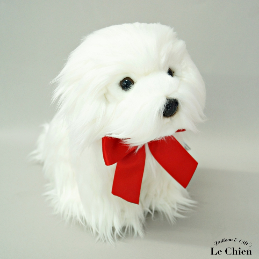 ぬいぐるみ　犬　マルチーズ　ファースト社　タグ付き　美品❣️ ぬいぐるみ 犬 マルチーズ ファースト社 タグ付き 美品❣️ - メルカリ