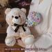 ぬいぐるみ 電報 結婚式 くま クマ バルーン電報 お祝い 誕生日 祝電 発表会 プレゼント 送別 就職 退職 お礼 感謝 メッセージカード無料 あす楽 送料無料 関連画像5