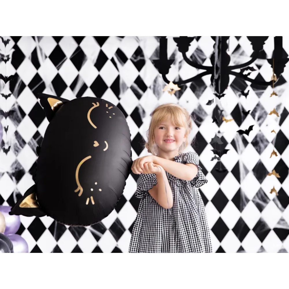 ねこ バルーン 飾り付け おしゃれ ネコ 猫 風船 ふうせん 黒猫 ピンク