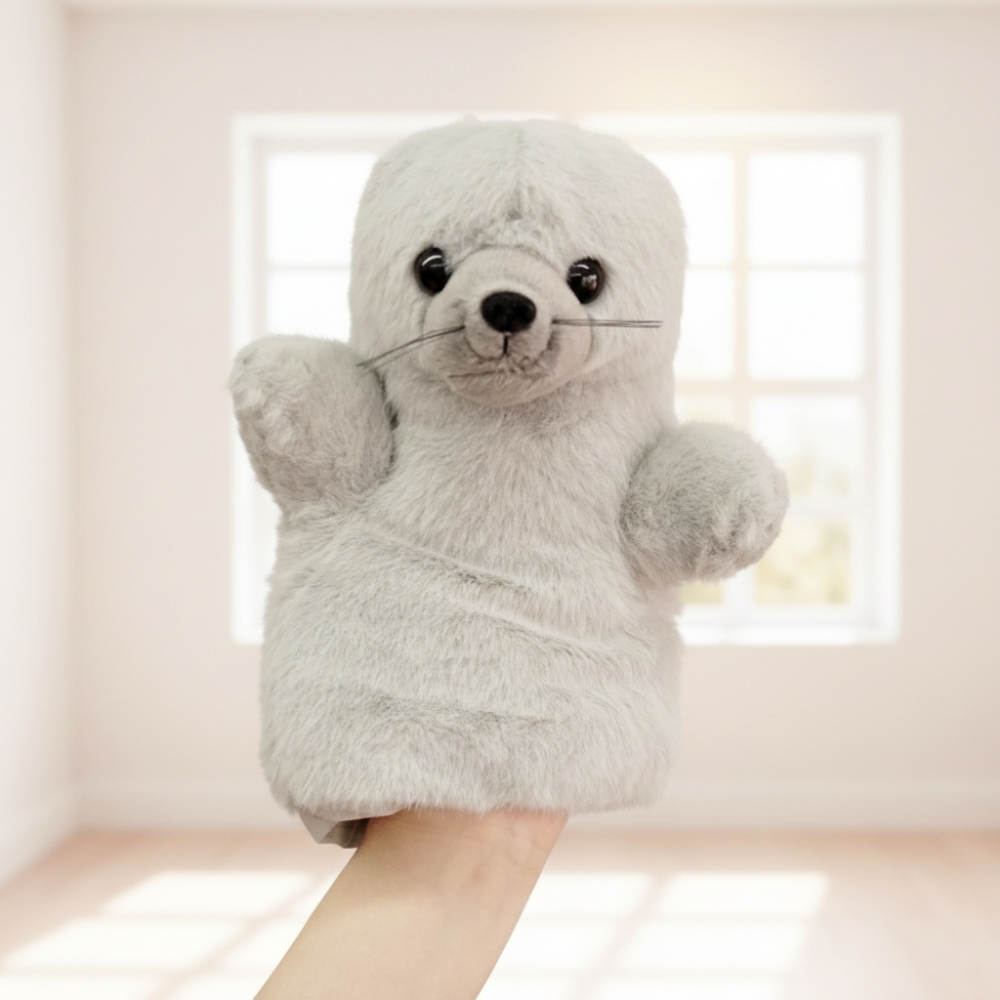 ハンドパペット ペンギン イルカ ゴマフアザラシ シャチ 海 生き物