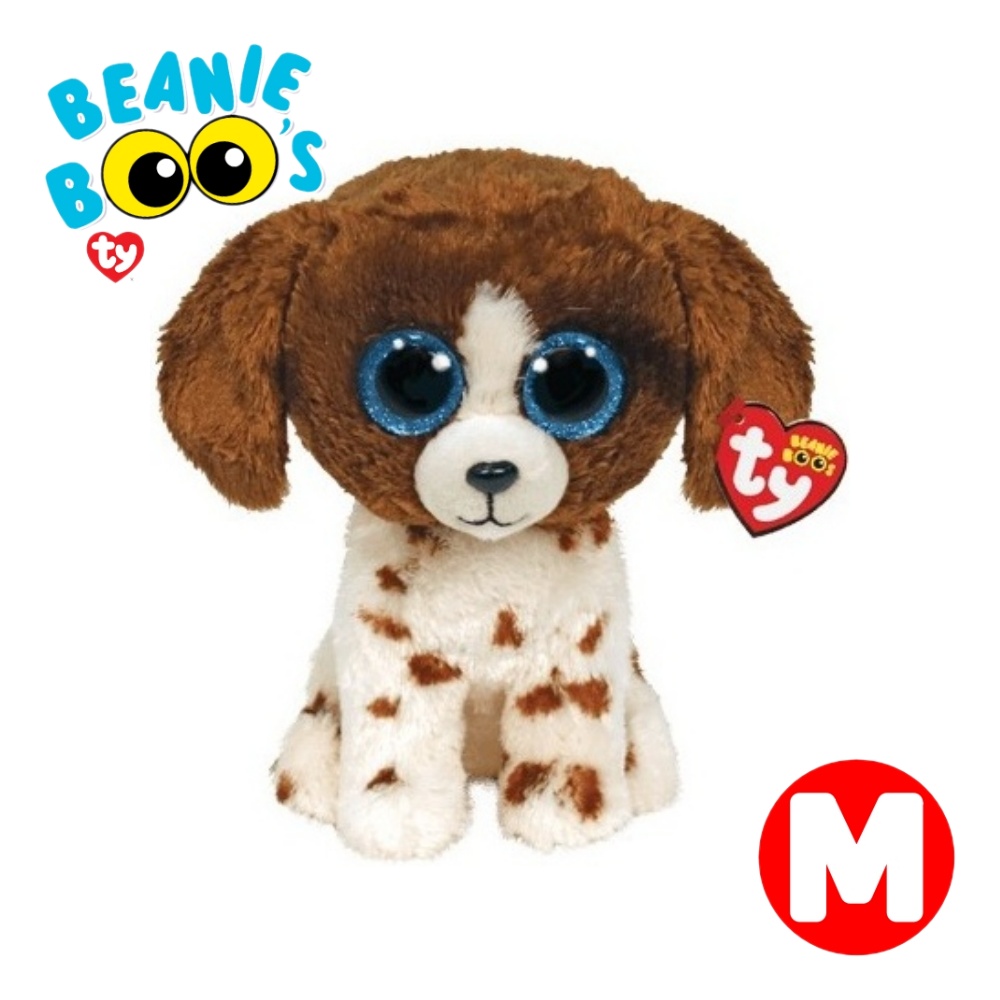 TY マドルズ ぬいぐるみ 犬 Mサイズ 15cm ビーニーブーズ Beanie Boo's