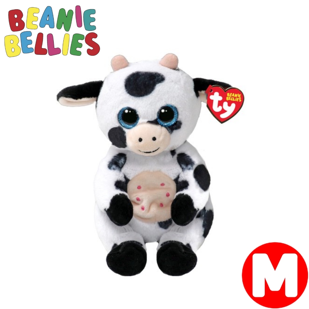 TY ぬいぐるみ ビーニーブーズ ウシ ハードリー Mサイズ Beanie Boo's