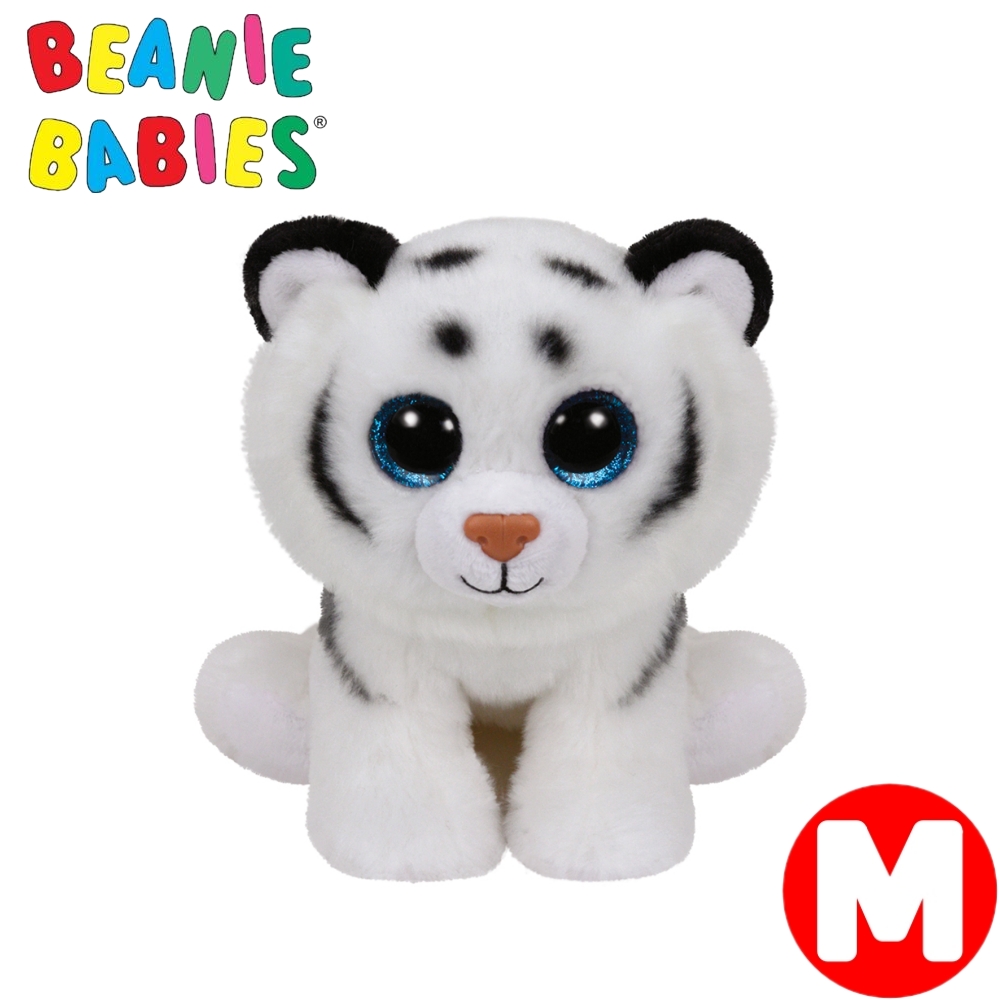 TY ぬいぐるみ タイガー ホワイトタイガー Beanie Babies ツンドラ M