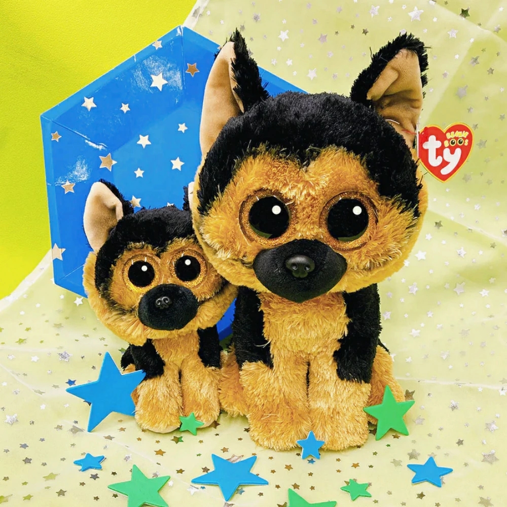 TY ぬいぐるみ ビーニーブーズ Lサイズ Beanie Boo's 犬 ふくろう
