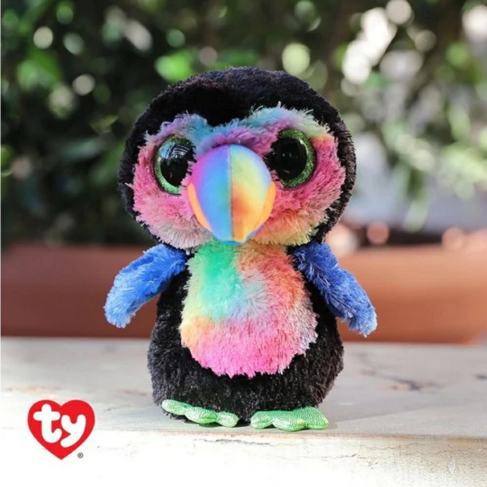 TY ぬいぐるみ ビーニーブーズ Lサイズ Beanie Boo's 犬 ふくろう
