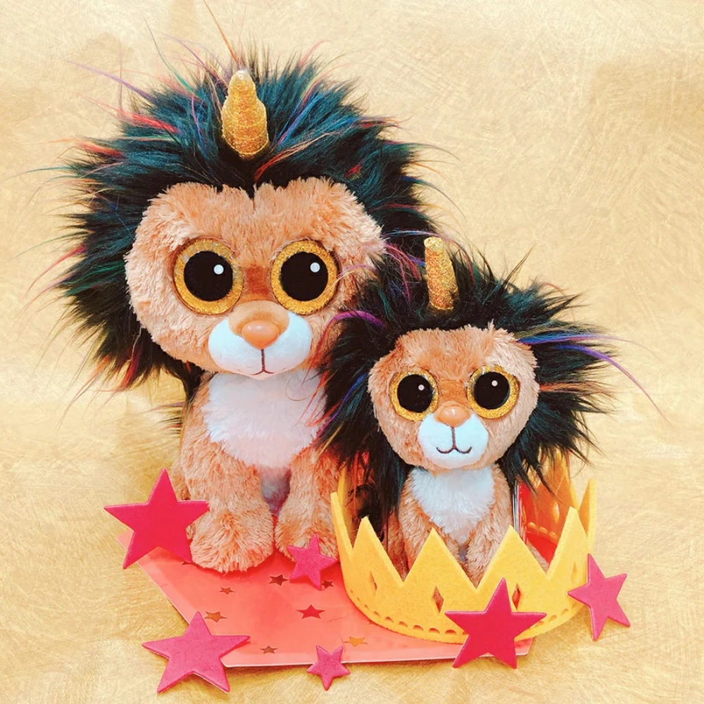 TY ぬいぐるみ ビーニーブーズ Lサイズ Beanie Boo's 犬 ふくろう