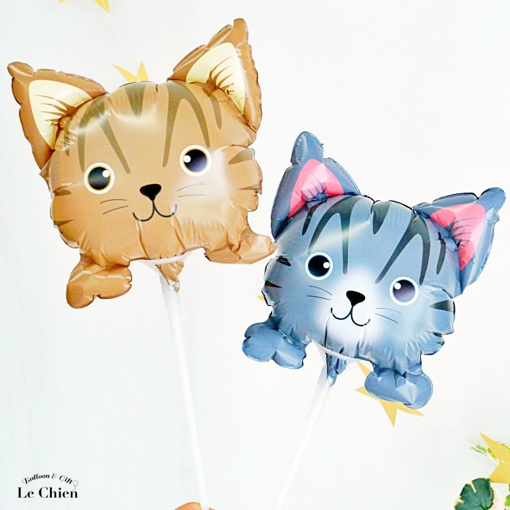 スティックバルーン ネコ 猫 ねこ バルーン 風船 プロップス 誕生日