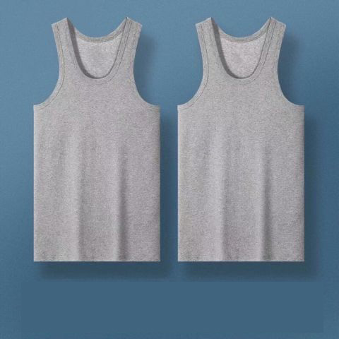 Tシャツ専用インナー 2点セット インティー メンズ 春夏 乳首透け対応 抗菌防臭 スリーブレス ノースリーブ クルーネック 肌着 下着 人気 |  | 03