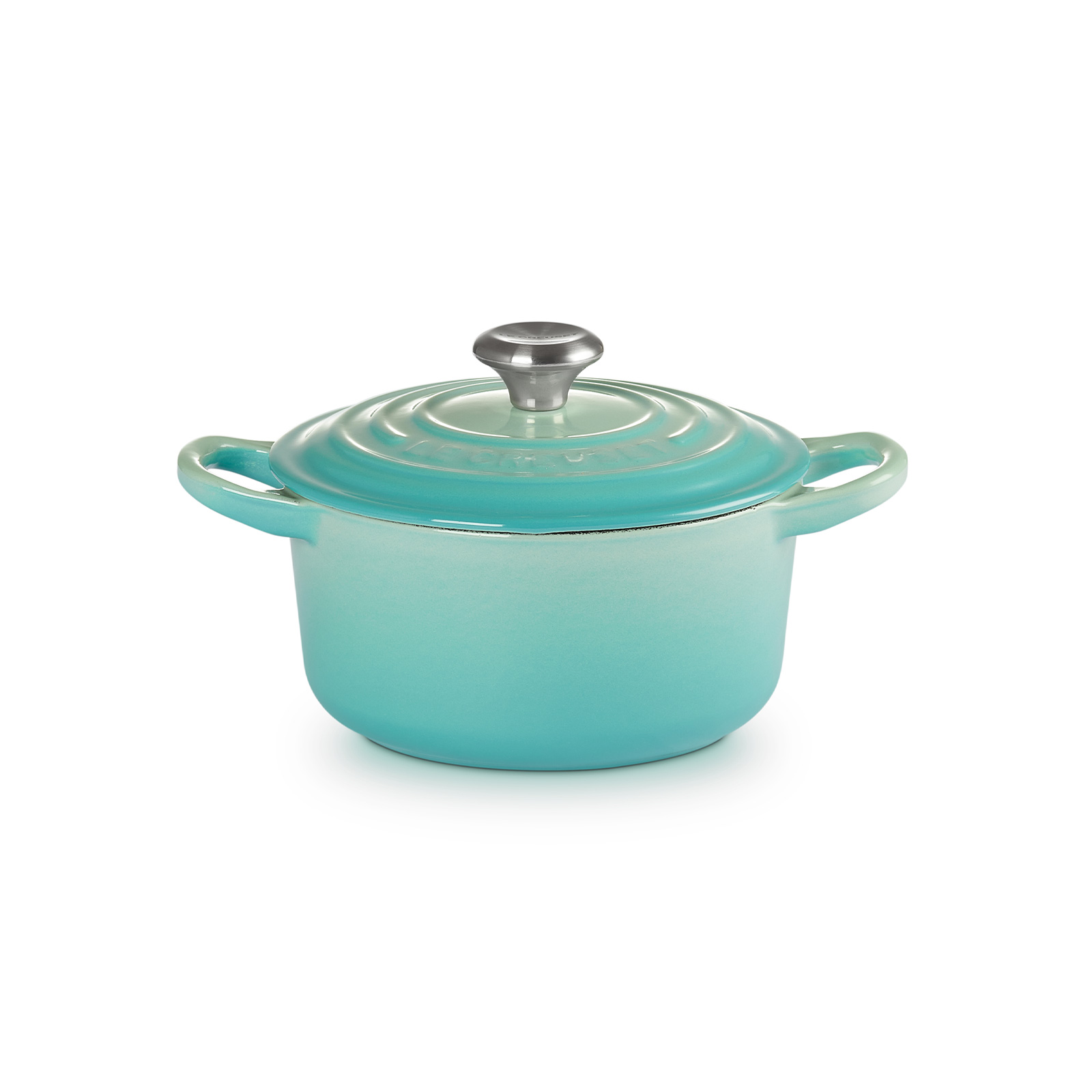 いく ☆Le Creuset☆ココットロンド14cm＆離乳食set 水色 ルクルーゼ ミニ ココット・ロンド 10cm ギフトセット ストーン
