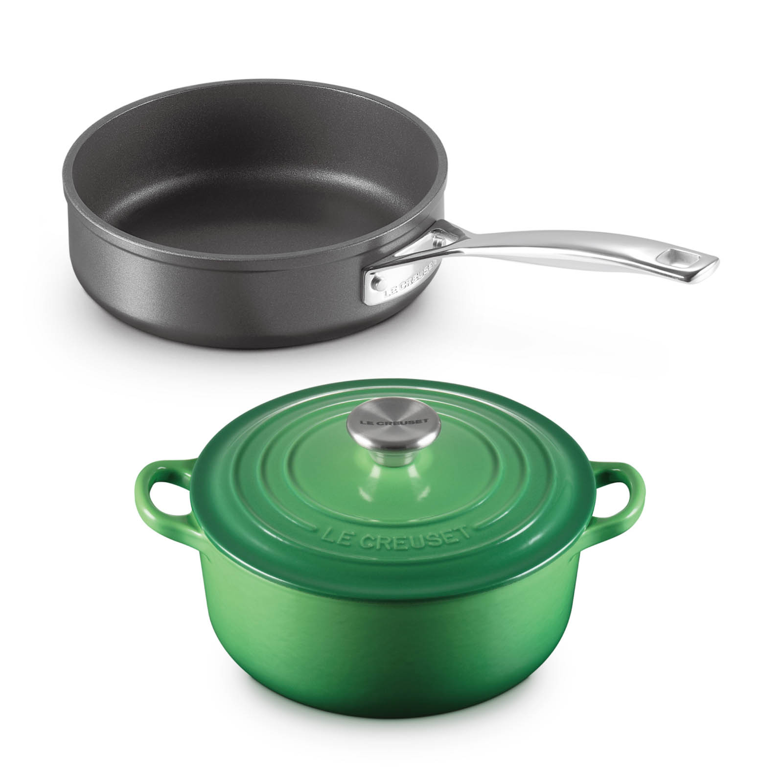 LE CREUSET 両手鍋 グリーン Le Creuset ル・クルーゼ 両手鍋 グリーン 27cm ルクルーゼ両手鍋 人気