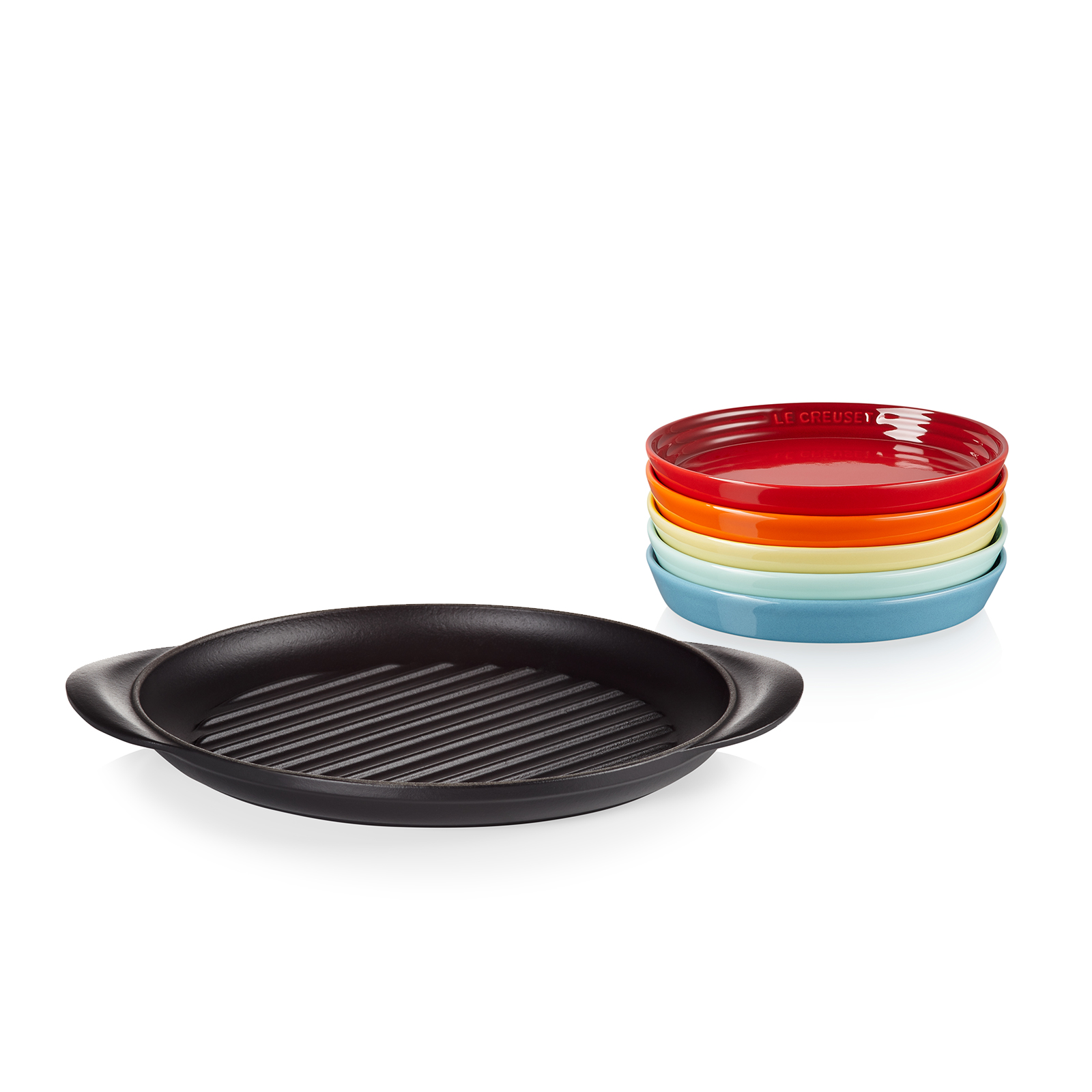 Le Creuset（ル・クルーゼ） 公式 グリル 皿 ｜ ラウンド・グリル 25cm