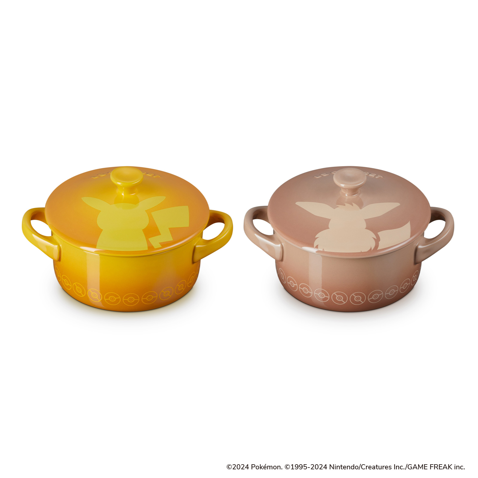 食器 ココット 皿 セット ル・クルーゼ 公式 ルクルーゼ Le Creuset ｜ ポケモン ミニ・ココット (2個入り) ピカチュウ/イーブイ ｜  プレゼント ギフト POKEMON : lc12810 : ル・クルーゼ公式ショップ - 通販 - Yahoo!ショッピング