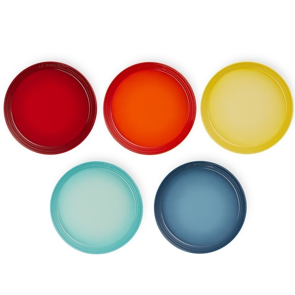 LE CREUSET レインボー ティープレート 6枚セット