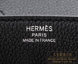 エルメス バーキン25 ブラック トゴ シルバー金具