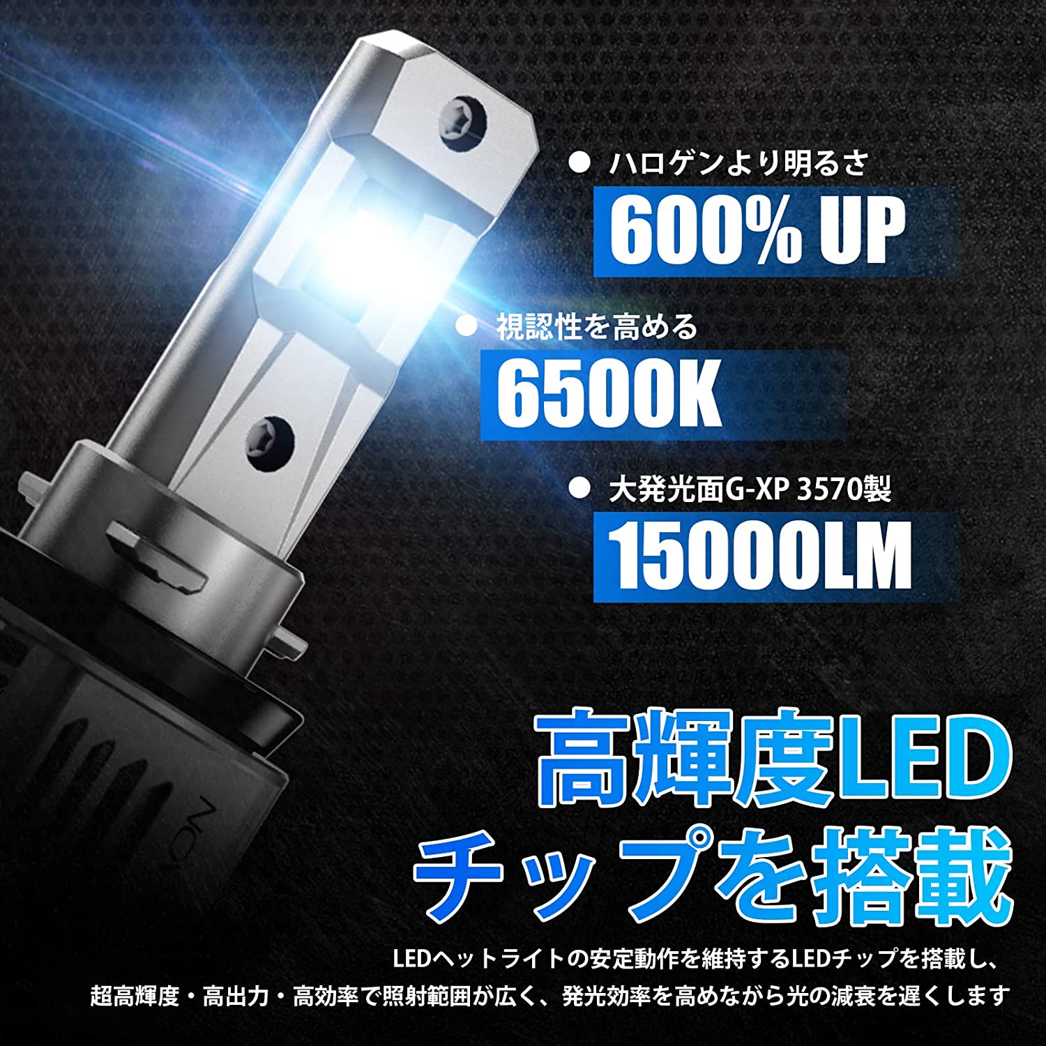 NOVSIGHT H8 H11 H16 LED 正規品 80W 15000LM 国産車 LEDヘッドライト フォグランプ 高輝度 CSPチップ搭載  小型ファン内蔵 IP68防水 2個 6500K 車検対応