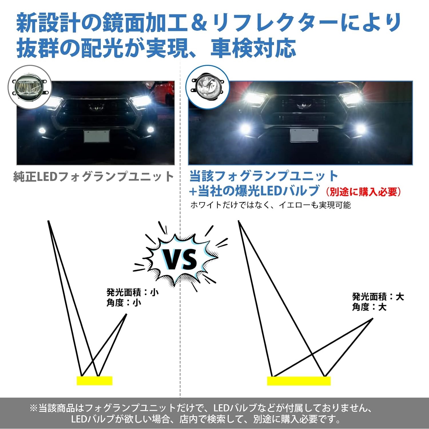 楽天市場】YARIS ヤリス LED 純正フォグ交換用バルブ イエロー