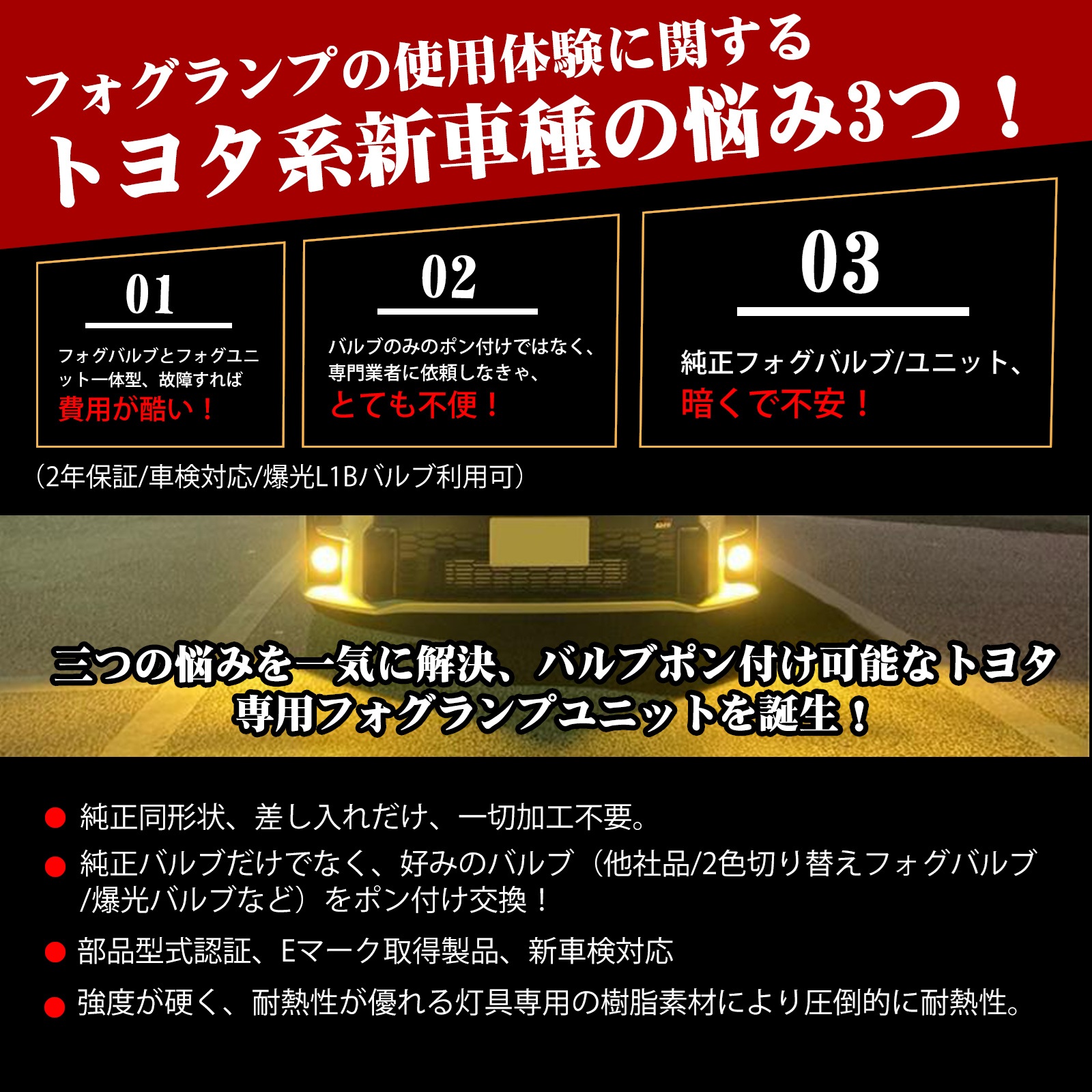 ハリアー 60系 フォグランプ ユニット ZSU60/AVU60 (H25.12-R2.5