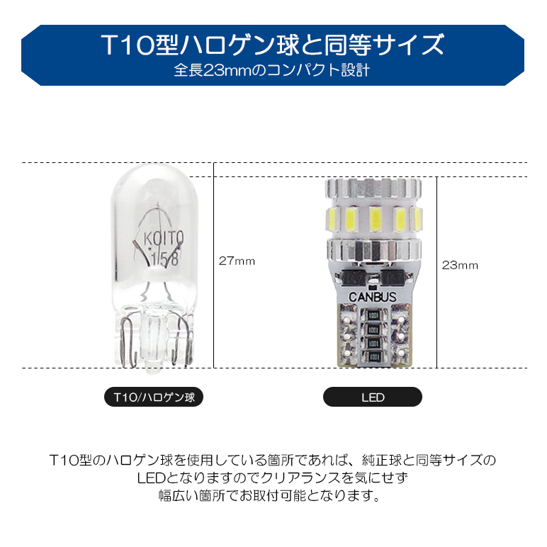 ANF10系 前期/後期 レクサス HS250h LED ポジション球/ナンバー