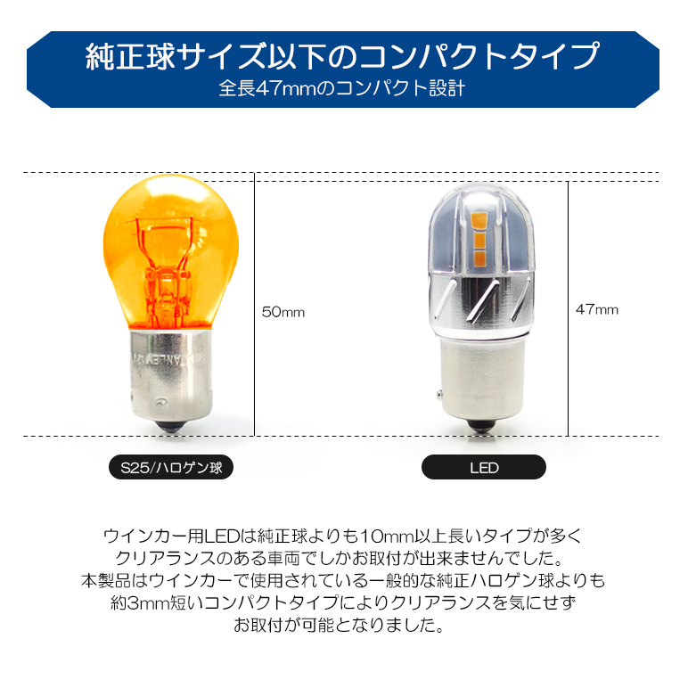 L650S/L660S 後期 ミラジーノ LED リアウインカー S25 ピン角違い 18W 3030 SMD 全方向/無指向タイプ 490ルーメン  アンバー/オレンジ : s25-2u-l650s : Leendome - 通販 - Yahoo!ショッピング