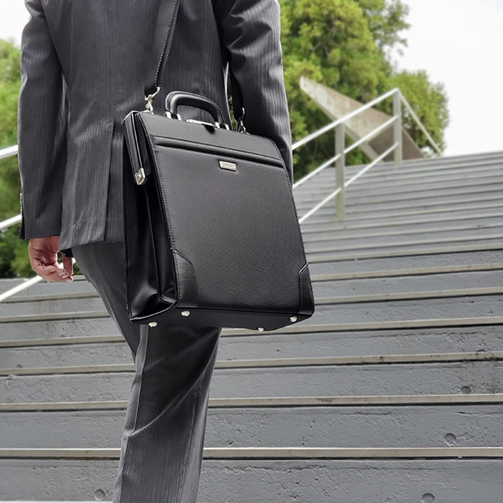 ビジネスバッグ ダレスバッグ ビジネスリュック ショルダーバッグ 3way 日本製 豊岡製鞄 メンズ A4ファイル 大人 縦型 縦 口枠  ワンタッチ錠前 通
