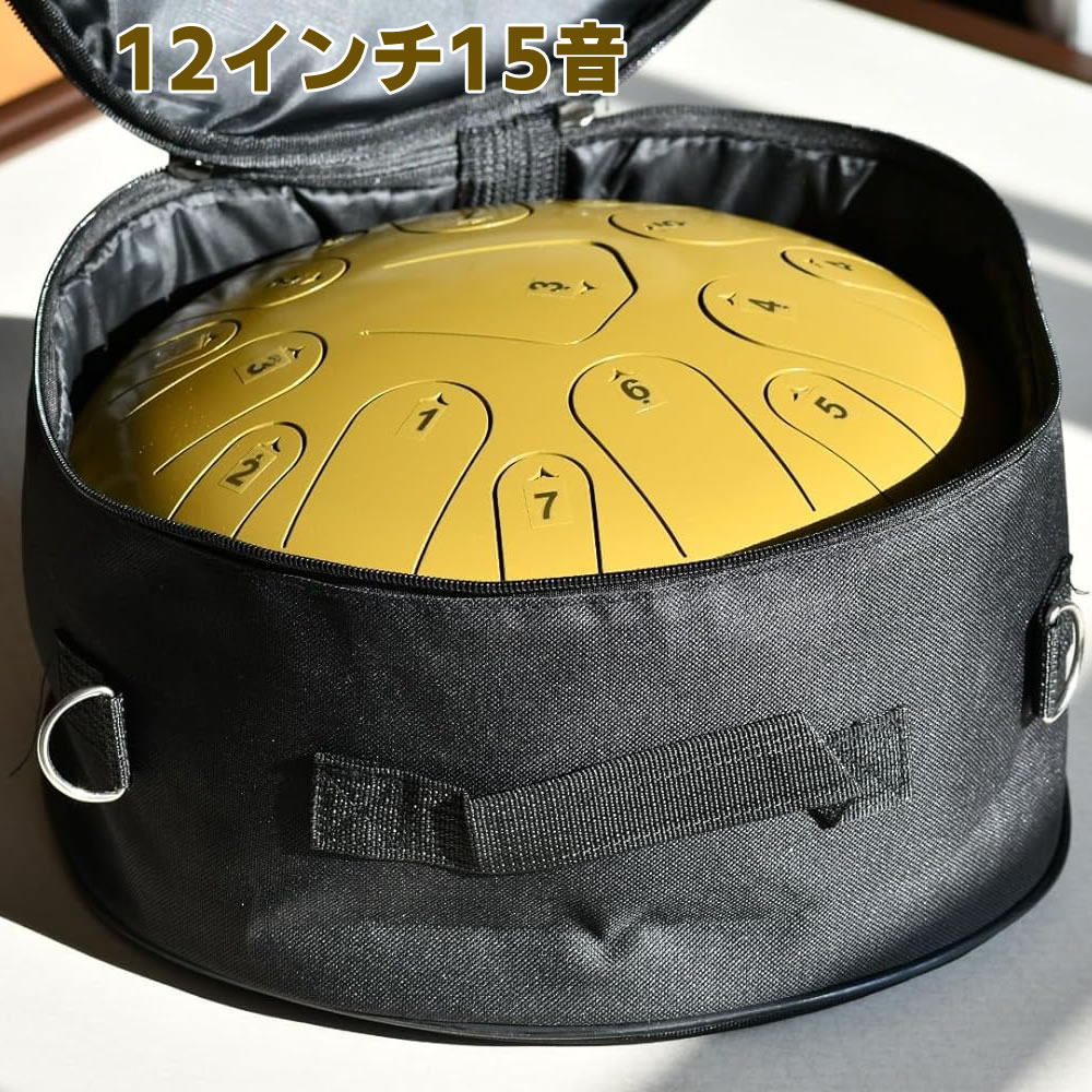 12インチ15音スリットドラム タングドラム プロパノータ 楽器 打楽器
