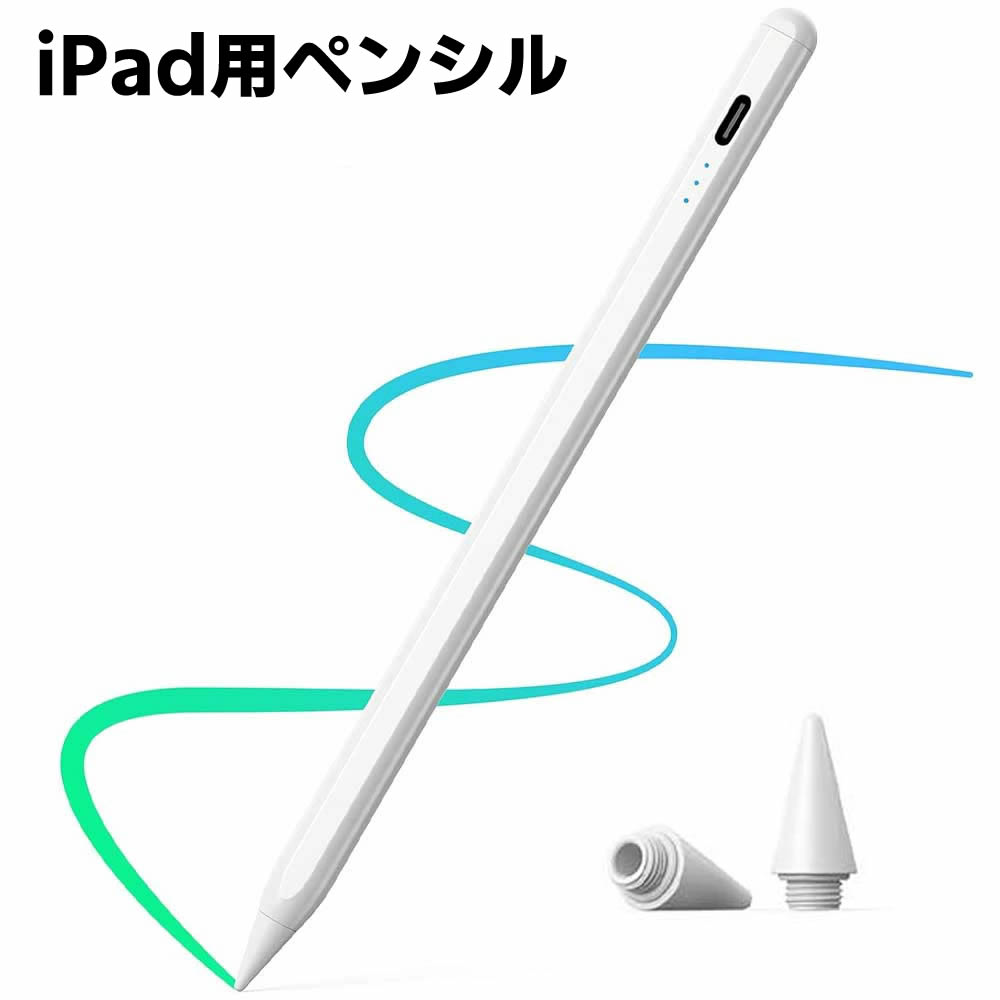 iPad用ペン iPad Pro M4 mini 7対応 アップルペンシル 超急速充電