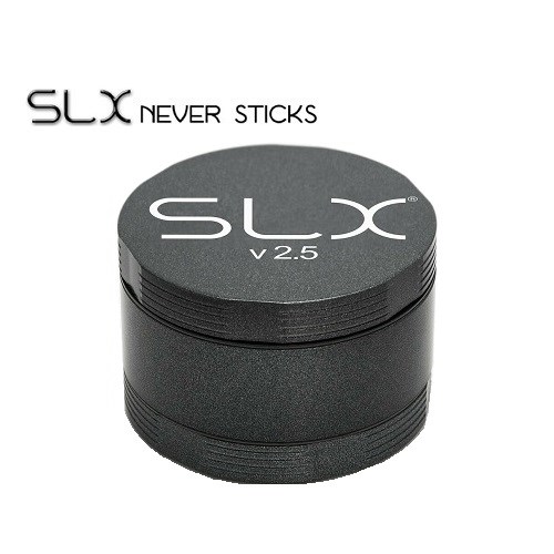SLX V2.5（50mm）CERAMIC COATED NON-STICK GRINDER CHARCOAL - SLX V2.5 ノンスティックグラインダー（非粘着性） チャコール [ポケットサイズ]【正規品】｜leepfrog-store