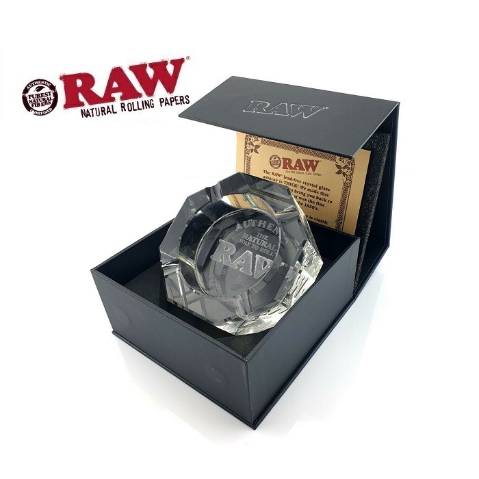 RAW CRYSTAL GLASS ASHTRAY LIMITED EDITION ロウ クリスタルガラス アシュトレイ リミテッドエディション [灰皿] ギフトボックス入り