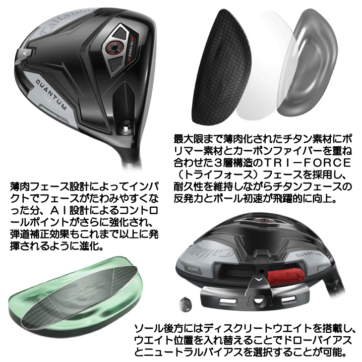 Callaway（キャロウェイ） 【メーカーカスタム】キャロウェイ QUANTUM