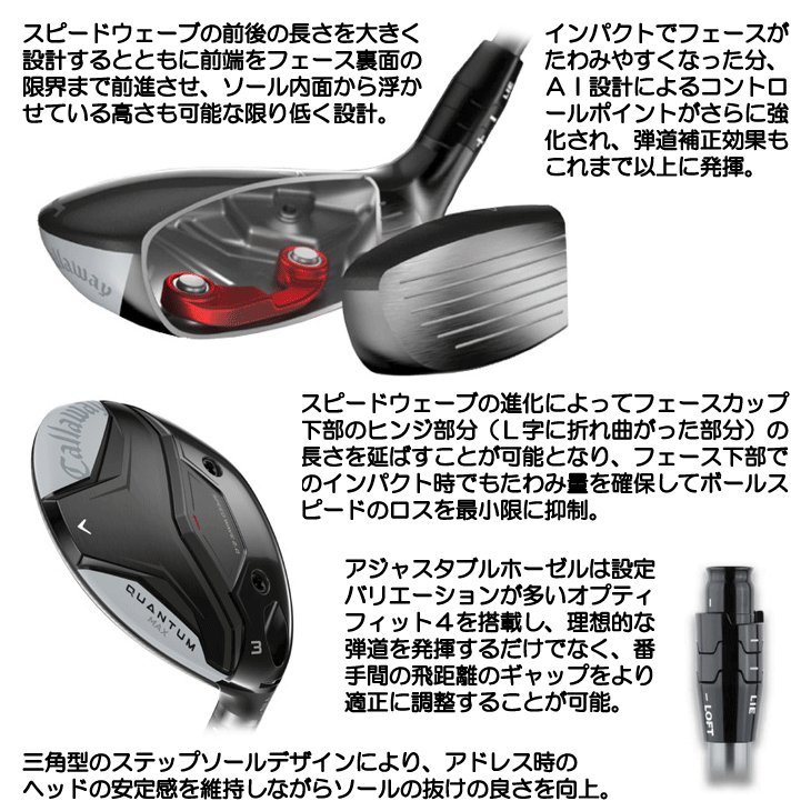 Callaway（キャロウェイ） QUANTUM (クアンタム) MAX ユーティリティ