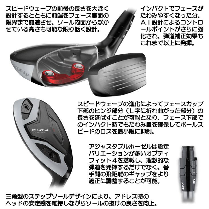 Callaway（キャロウェイ） QUANTUM (クアンタム) MAX FAST